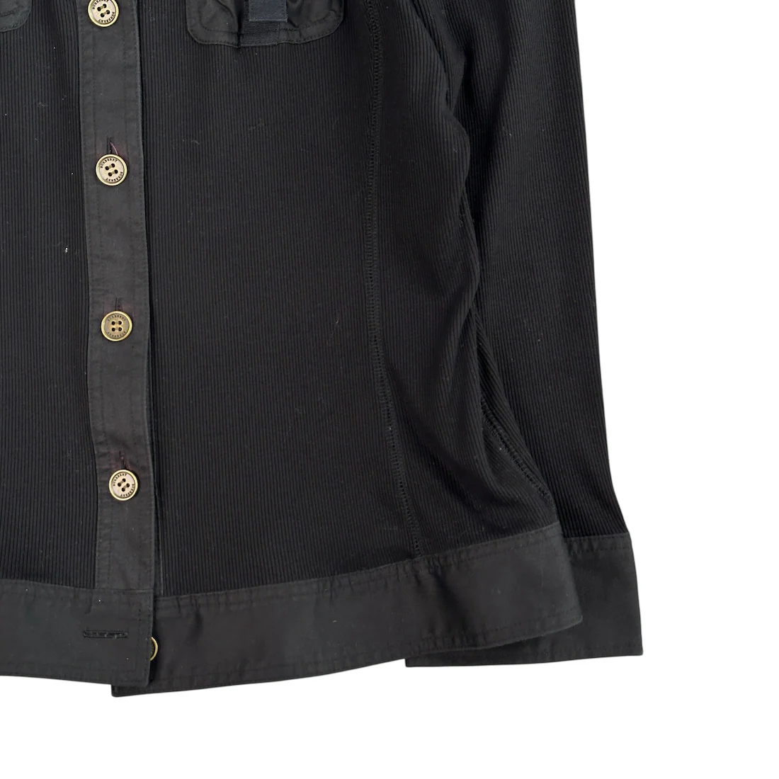 (2) BURBERRY LONDON LONG SLEEVE SHIRT - BLACK - Image 4