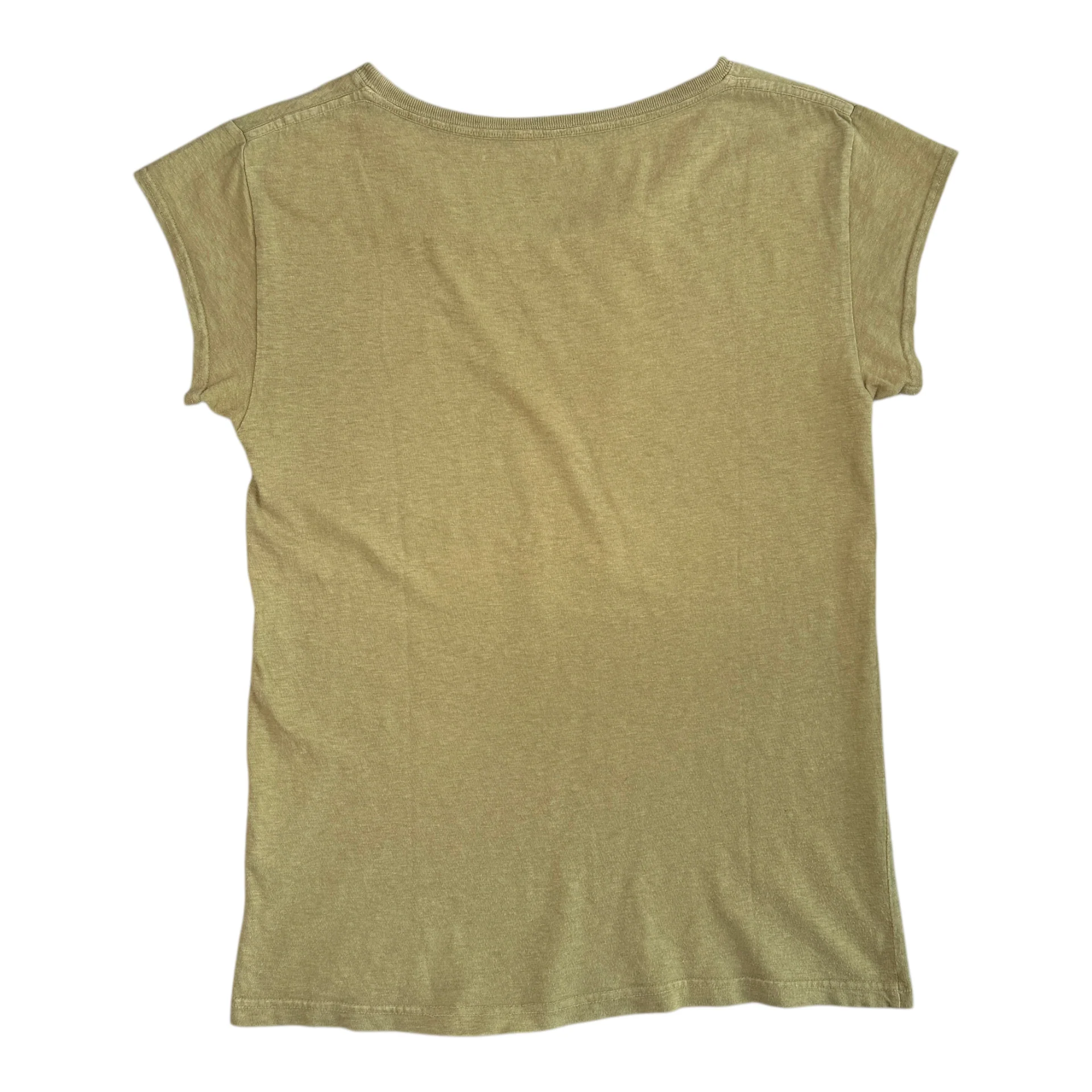 (3) KAPITAL DRAWSTRING T-SHIRT - LIGHT KHAKI - Image 2