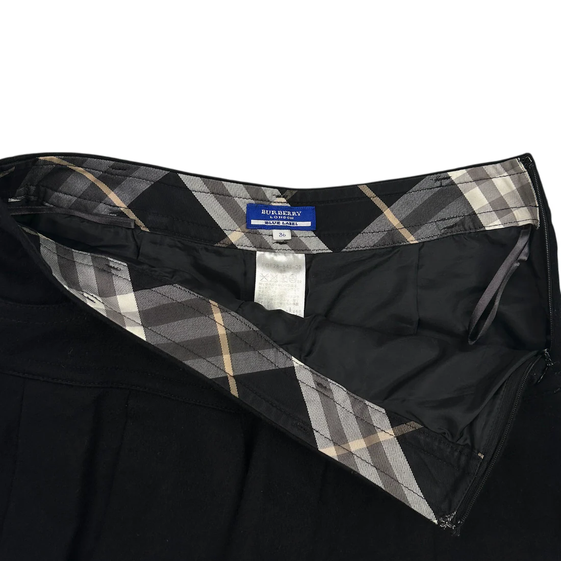 (36) BURBERRY BLUE LABEL WOOL SKORT - Image 3