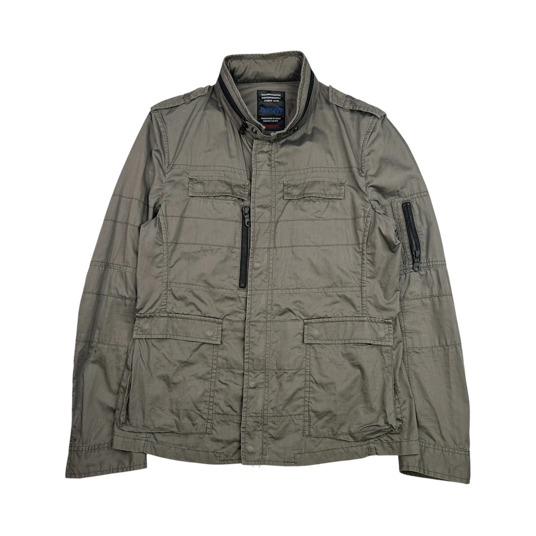 (46) NICOLE CLUB FOR MEN MILITARY JACKET - KHAKI