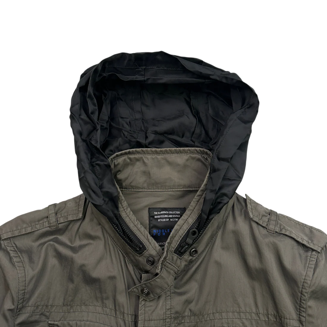 (46) NICOLE CLUB FOR MEN MILITARY JACKET - KHAKI - Image 5