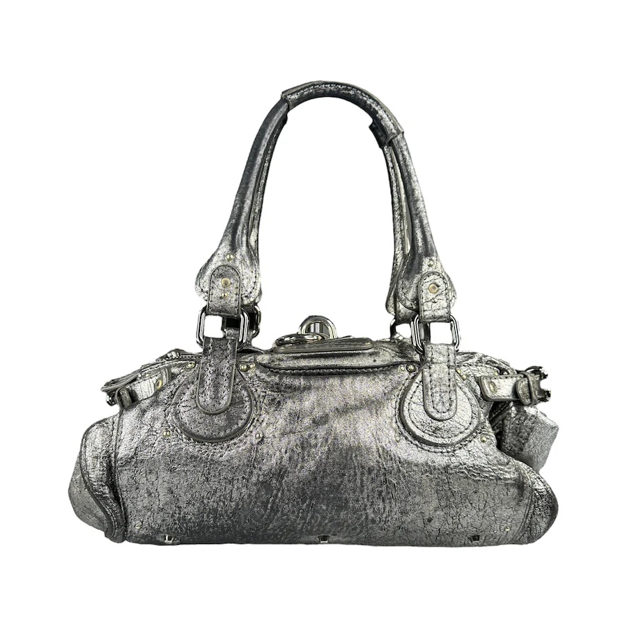 CHLOÉ SILVER PADDINGTON SHOULDER BAG - Image 2