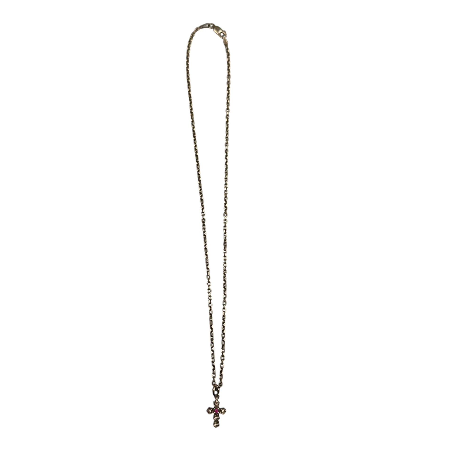 DEAL TEARS CRUCIFIX NECKLACE - GOLD PLATED (925 SILVER) - Image 2