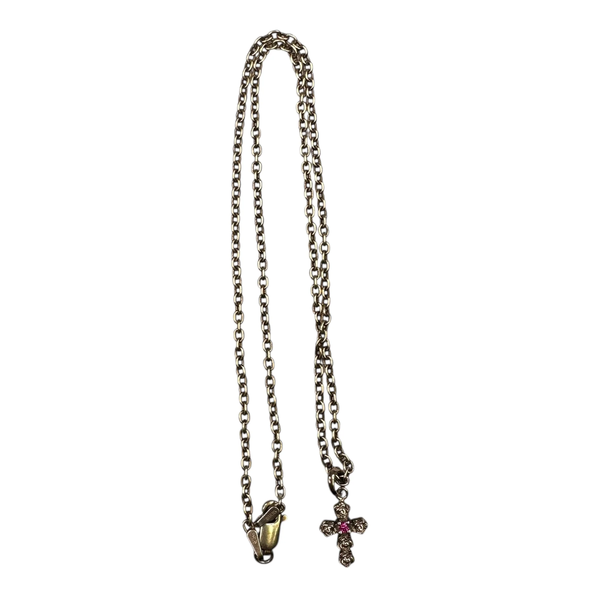 DEAL TEARS CRUCIFIX NECKLACE - GOLD PLATED (925 SILVER) - Image 4