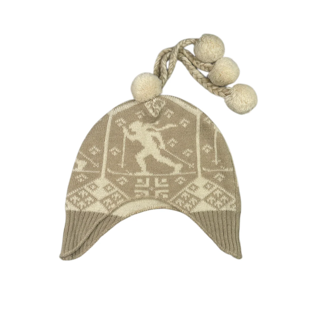 DOLCE & GABBANA WOOL-BLEND TASSLE BEANIE - Image 5