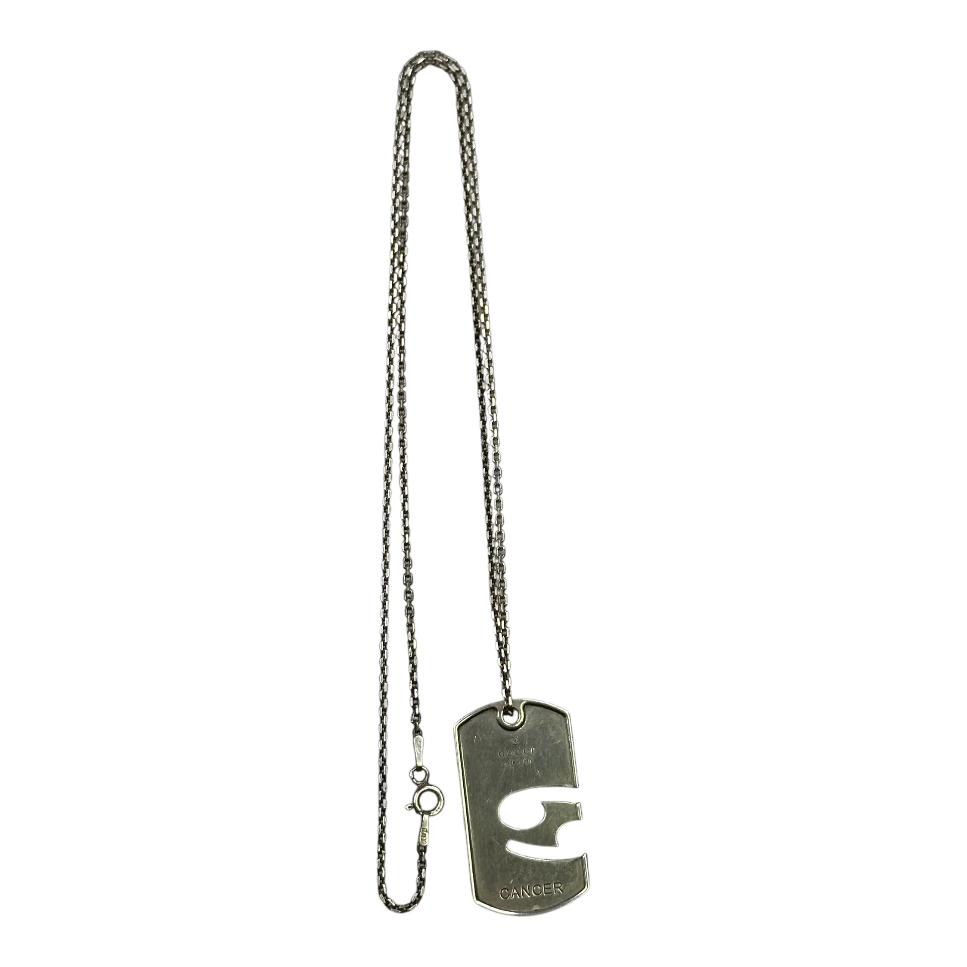 GUCCI CANCER ZODIAC PENDANT NECKLACE - 925 SILVER - Image 4