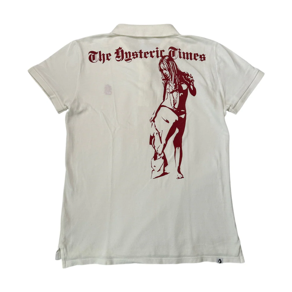 (L) HYSTERIC GLAMOUR "THE HYSTERIC TIMES" POLO SHIRT - Image 2