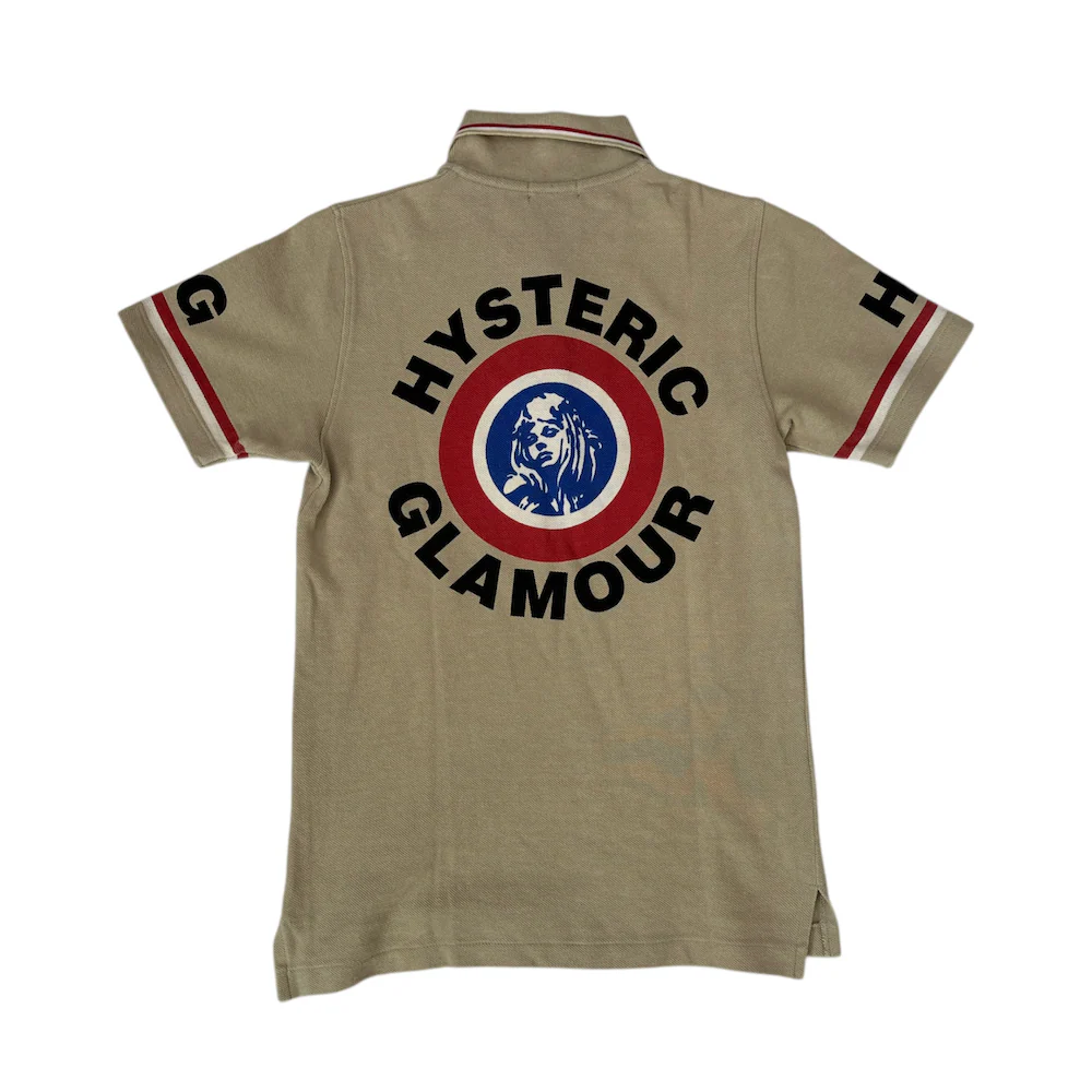 HYSTERIC GLAMOUR POLO SHIRT - BEIGE - Image 2
