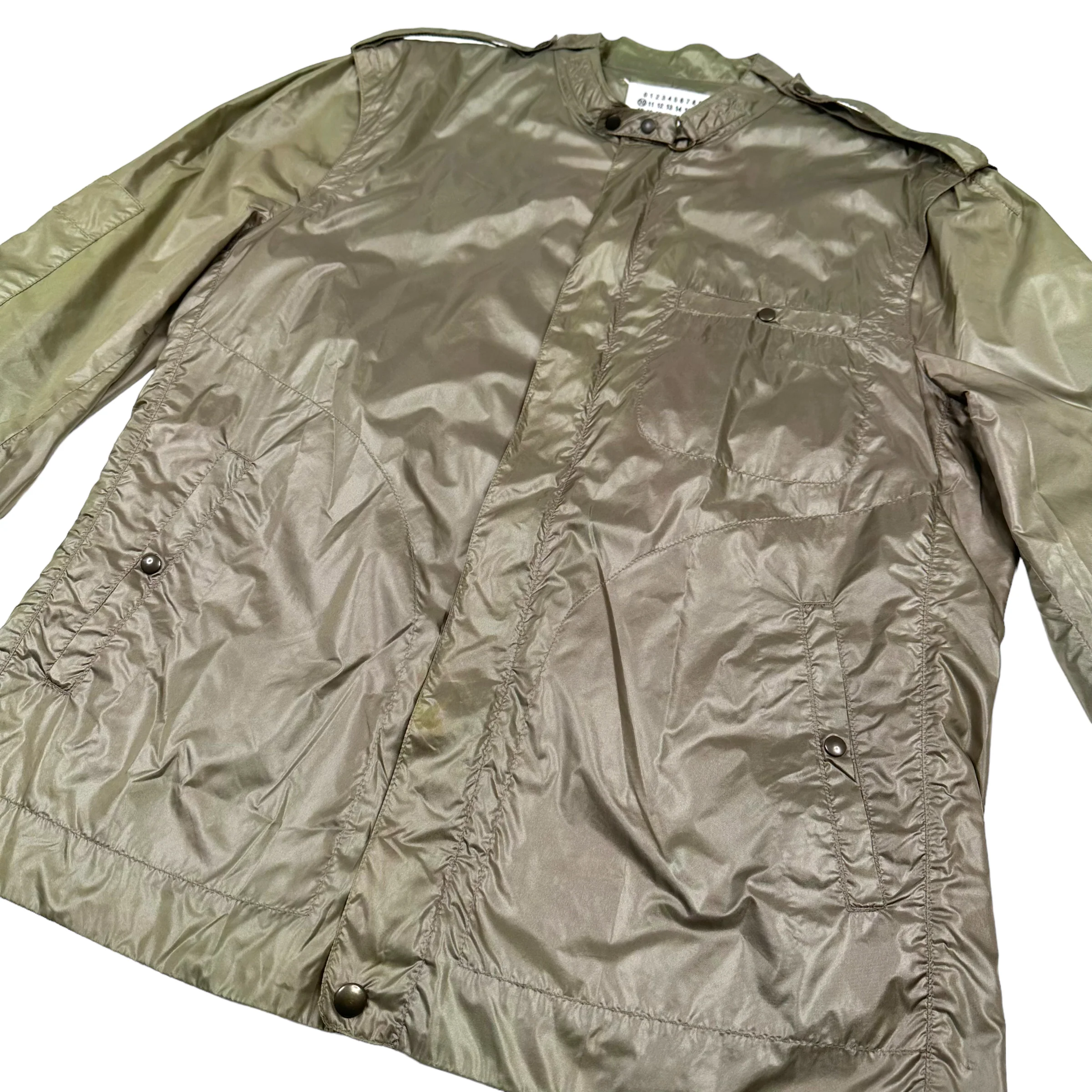 MAISON MARGIELA SS2008 NYLON BIKER JACKET - Image 3