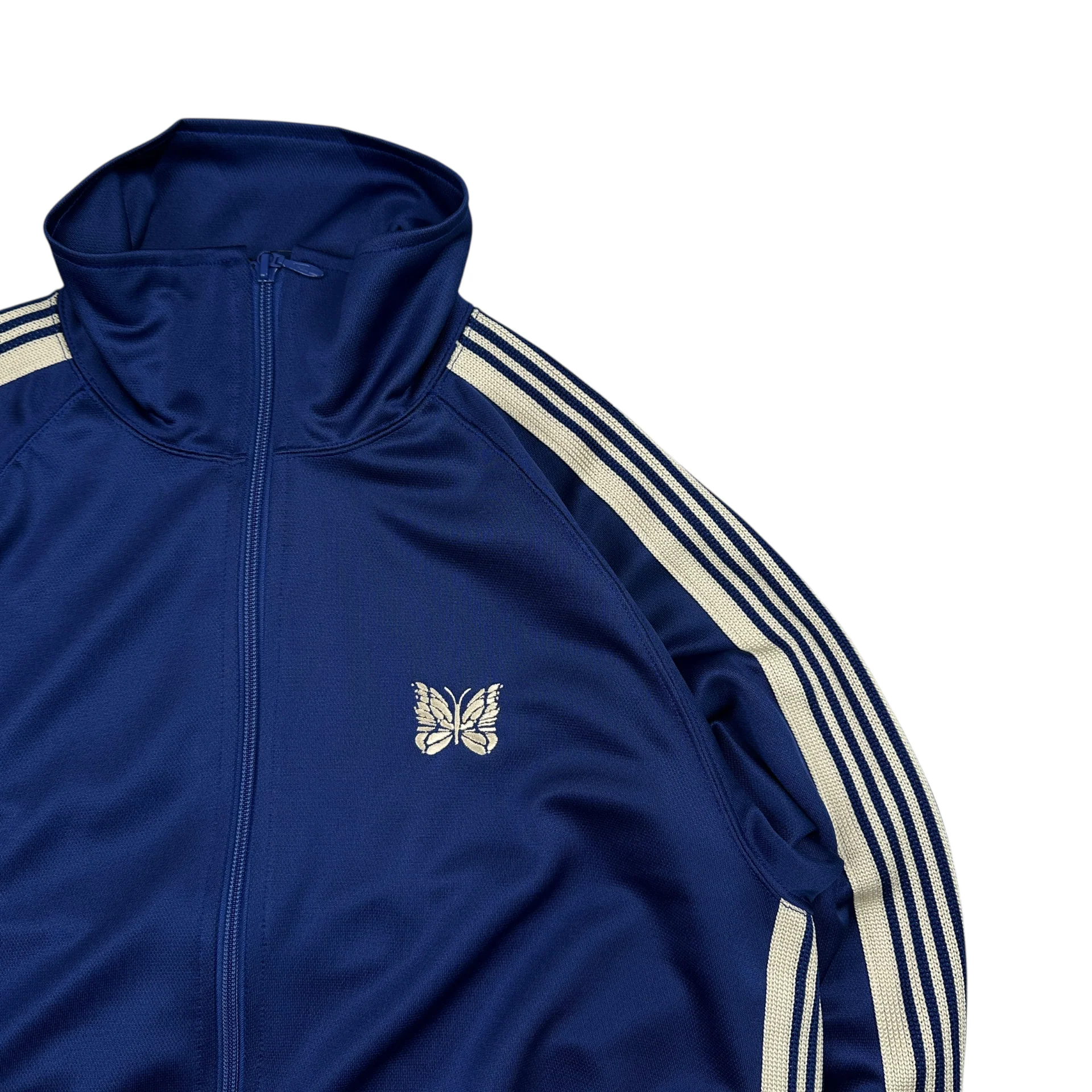 (NEW) NEEDLES POLY SMOOTH TRACK JACKET - ROYAL BLUE - Image 4