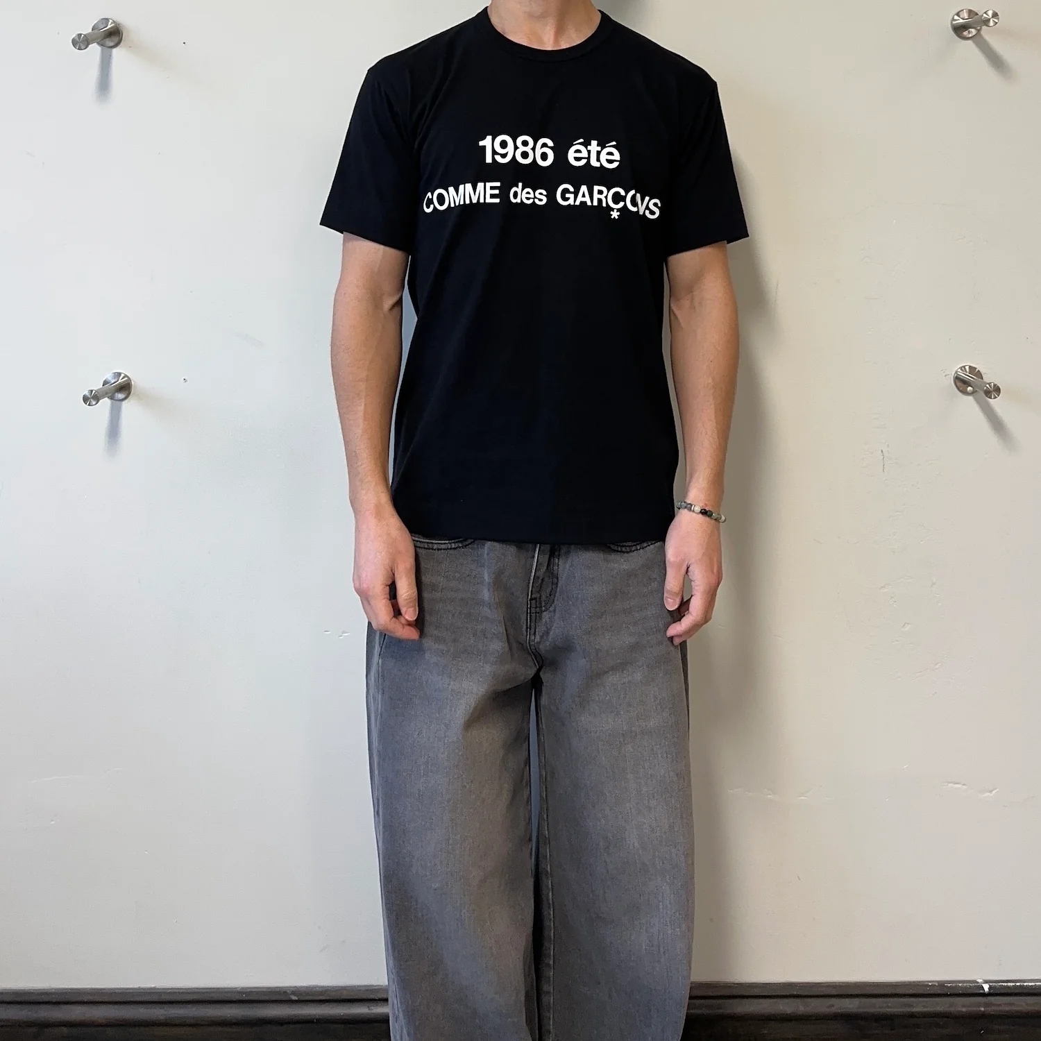 (NEW) COMME DES GARÇONS 1986 T-SHIRT - BLACK - Image 2