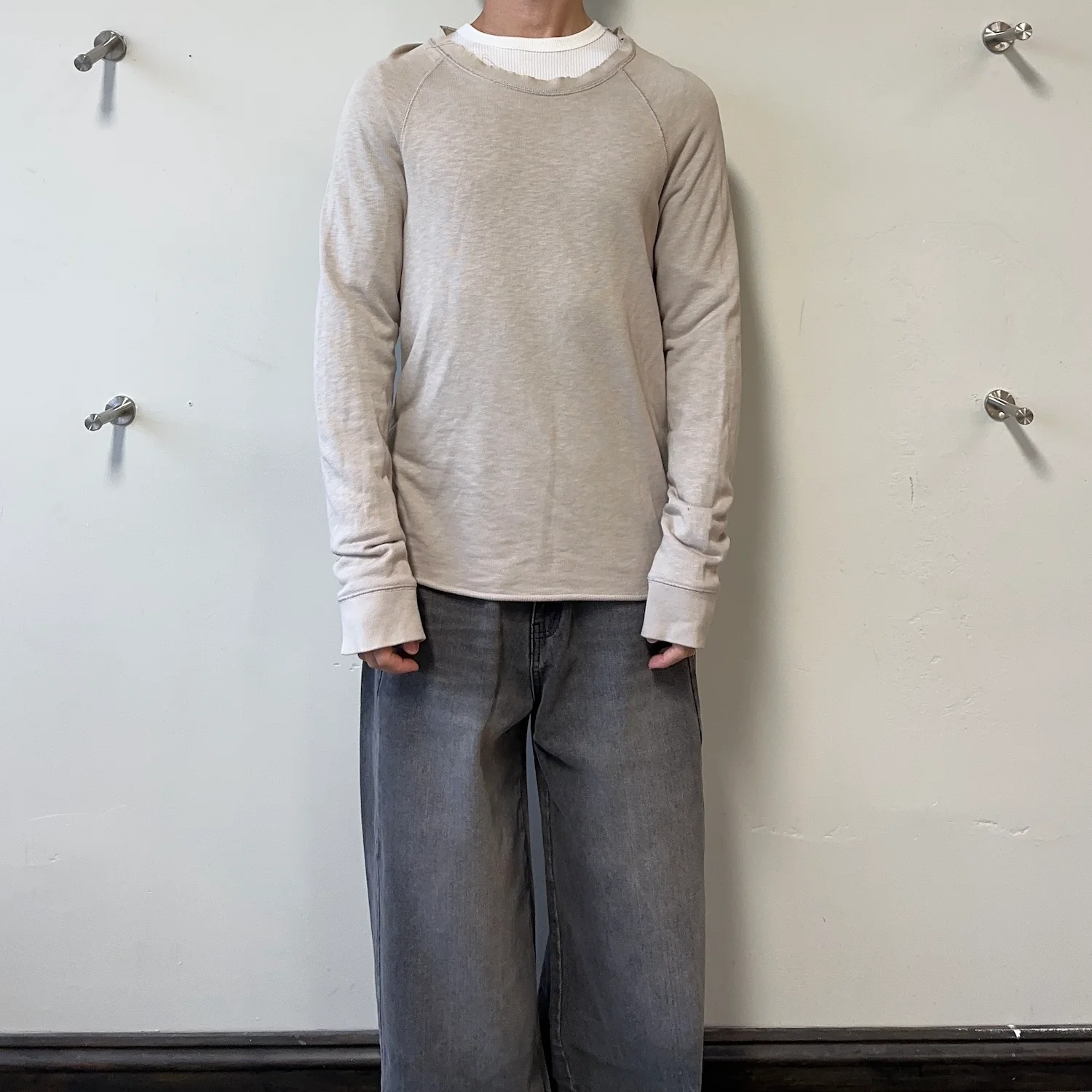 (S) ACNE STUDIOS SS11 COLLEGE CUT CREWNECK - Image 2