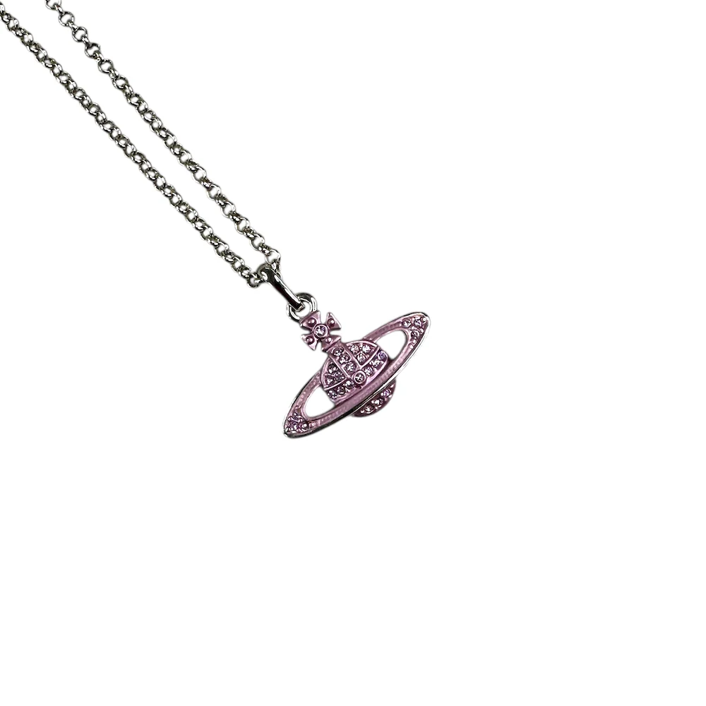 VIVIENNE WESTWOOD LILAC MAYFAIR NECKLACE
