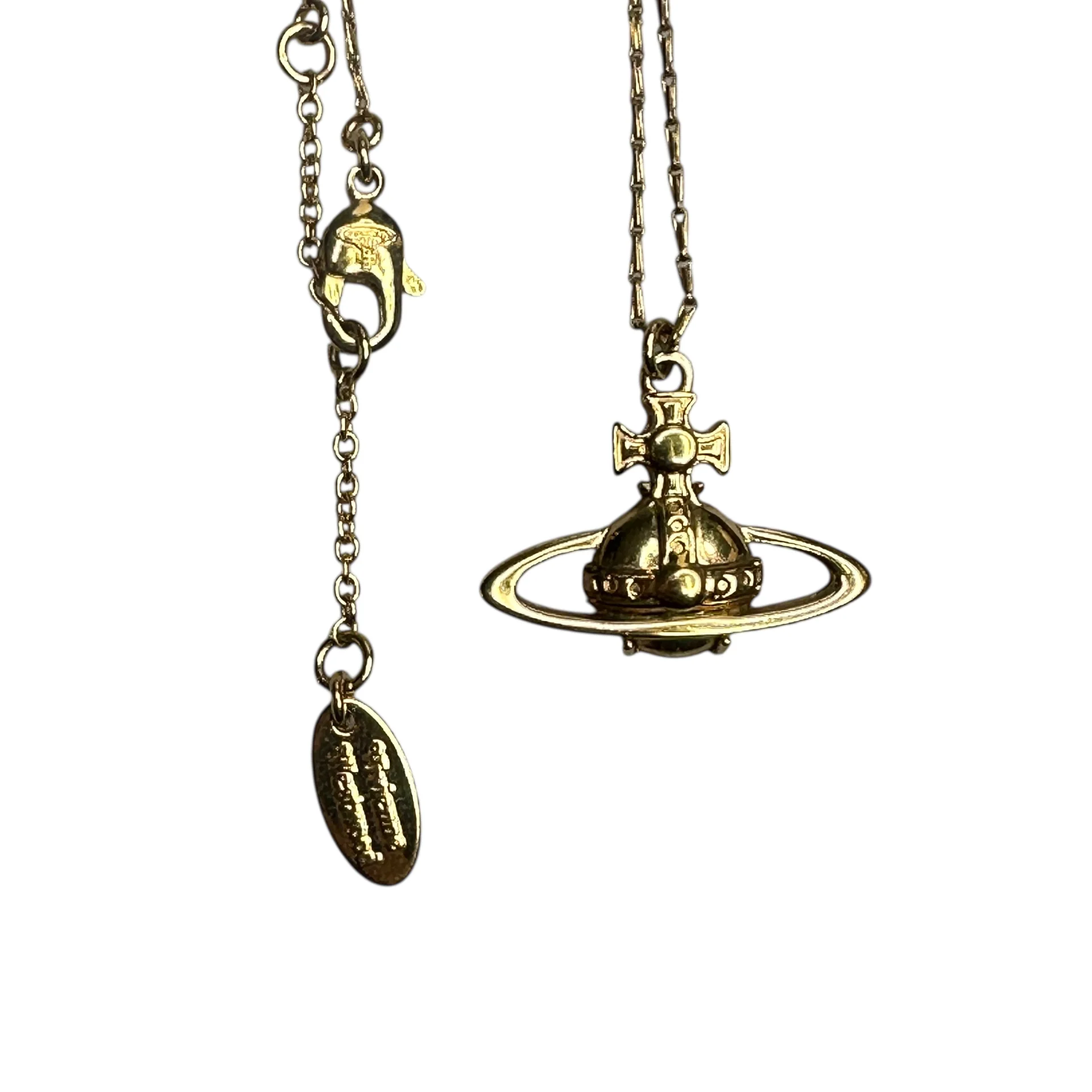 VIVIENNE WESTWOOD SUZIE ORB NECKLACE - GOLD PLATED (BRASS) - Image 4